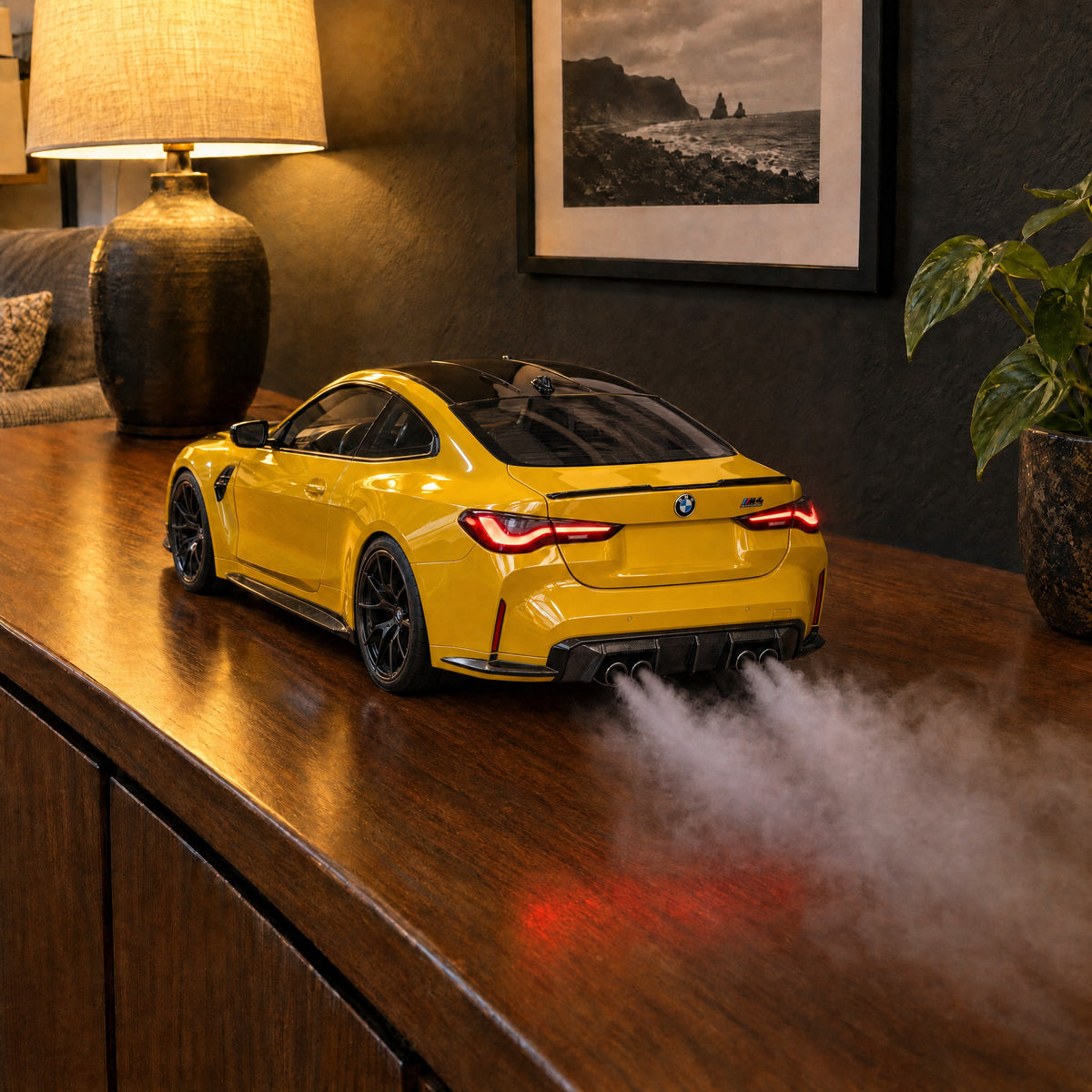 VaporDrive Car Mist Humidifier - BMW M4 / Yellow
