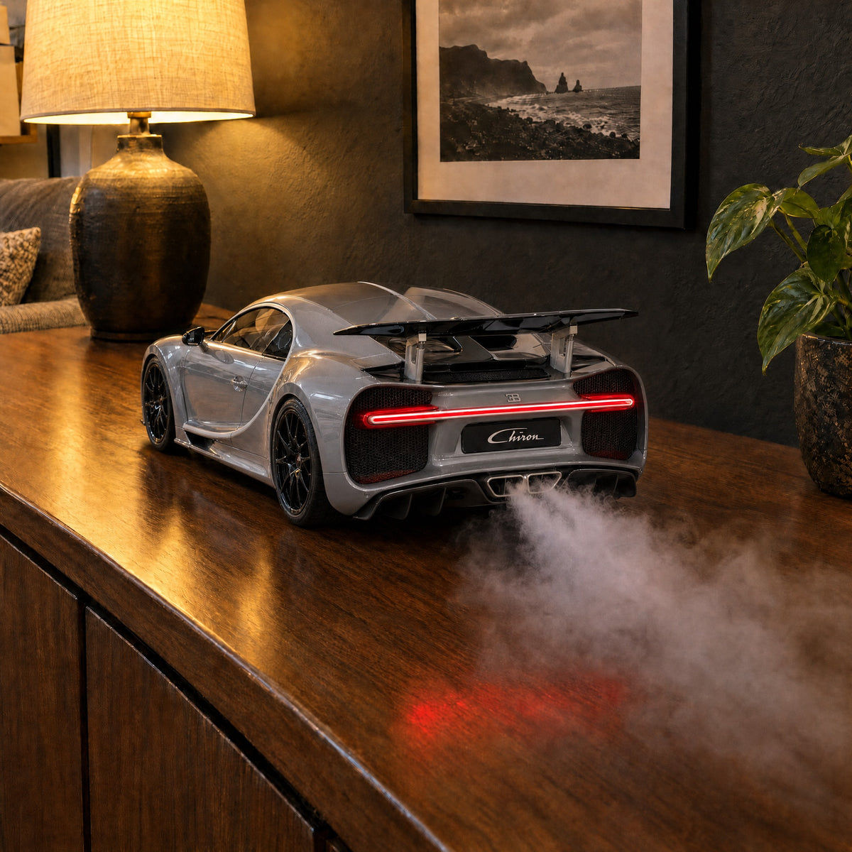 VaporDrive Car Mist Humidifier - Bugatti Chiron / Gray