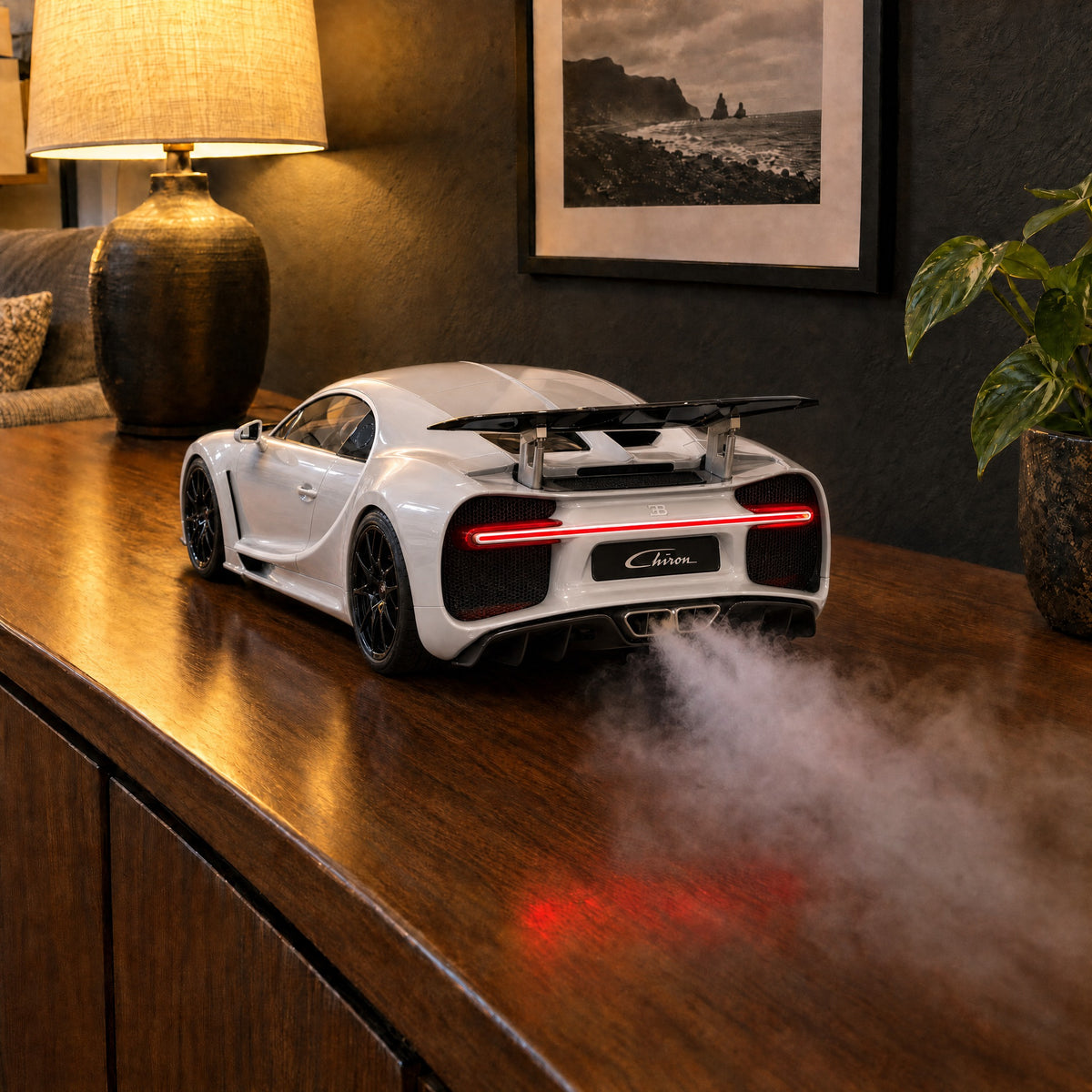 VaporDrive Car Mist Humidifier - Bugatti Chiron / White