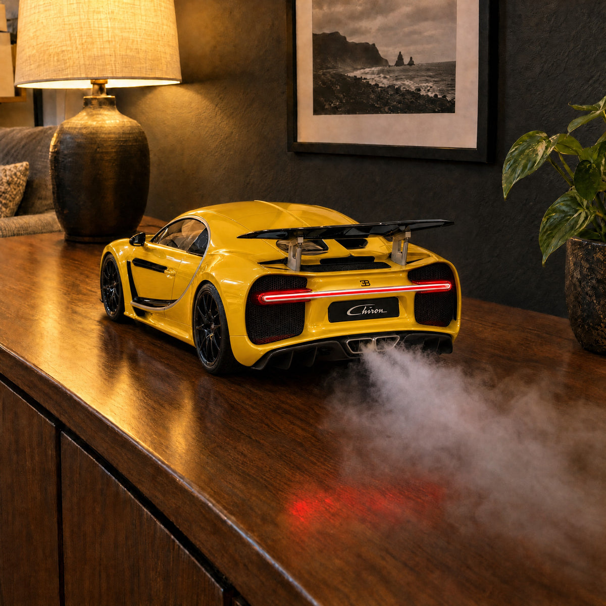 VaporDrive Car Mist Humidifier - Bugatti Chiron / Yellow