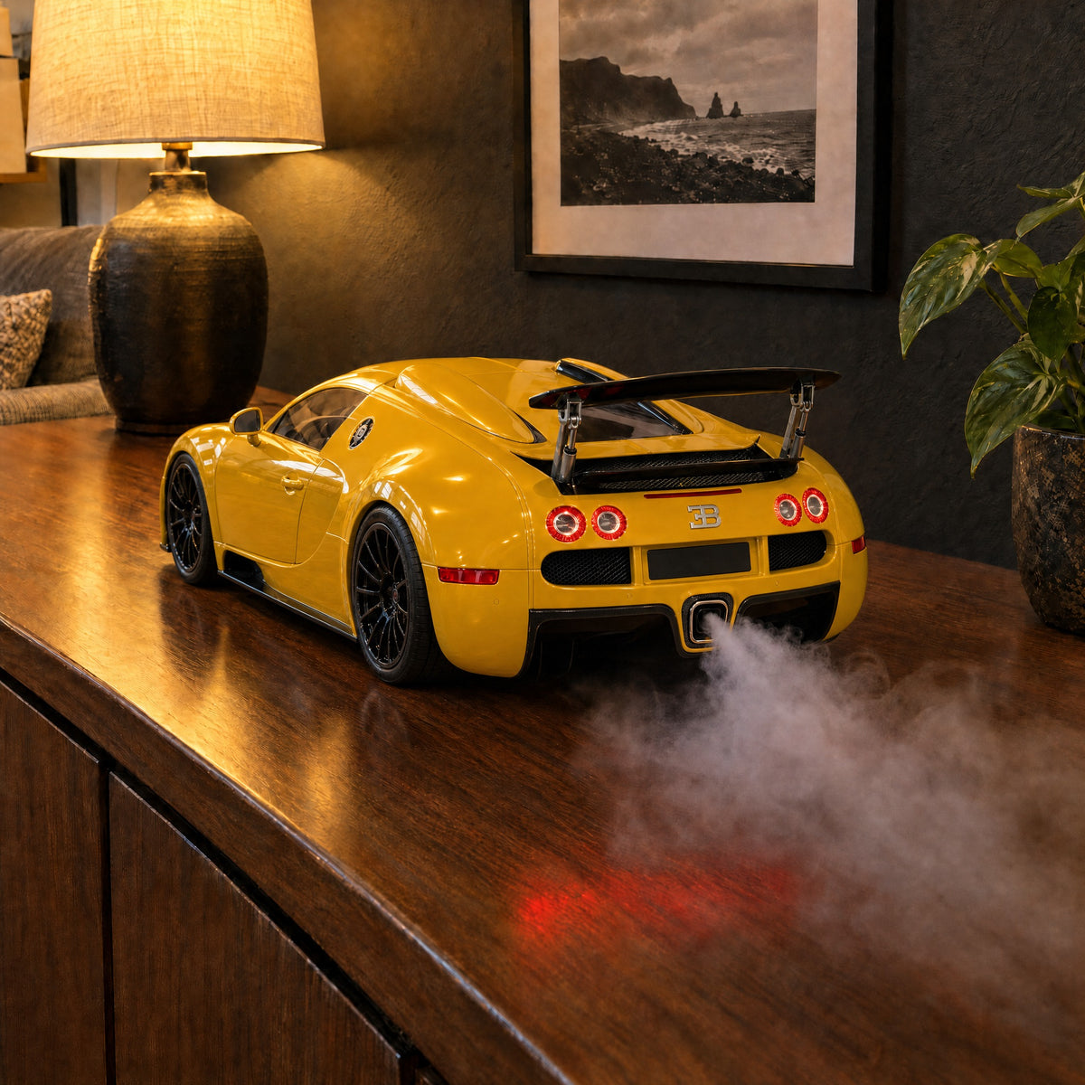 VaporDrive Car Mist Humidifier - Bugatti Veyron / Yellow