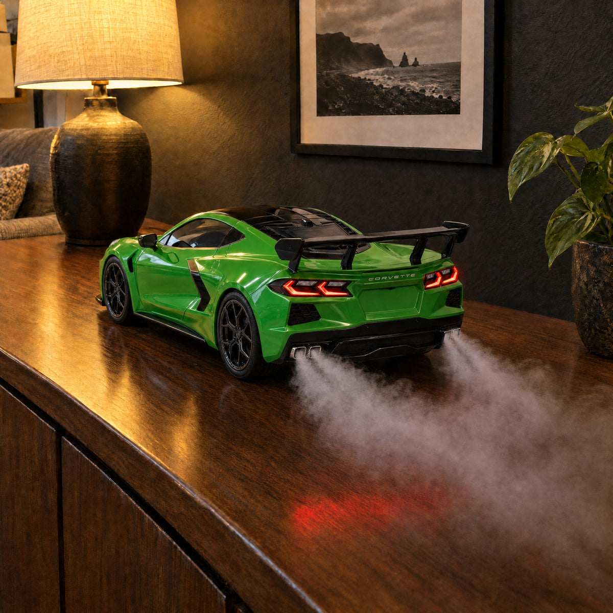 VaporDrive Car Mist Humidifier - Corvette C8 / Green