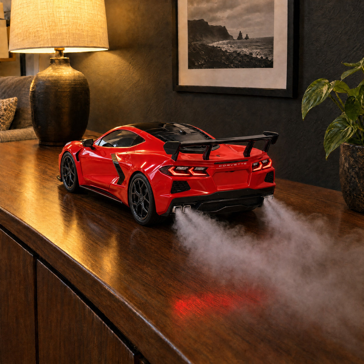 VaporDrive Car Mist Humidifier - Corvette C8 / Red