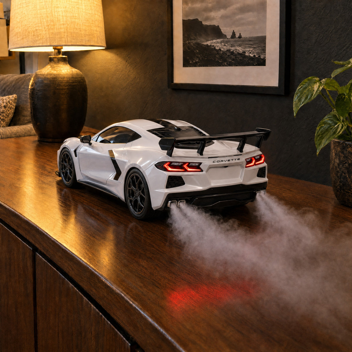 VaporDrive Car Mist Humidifier - Corvette C8 / White