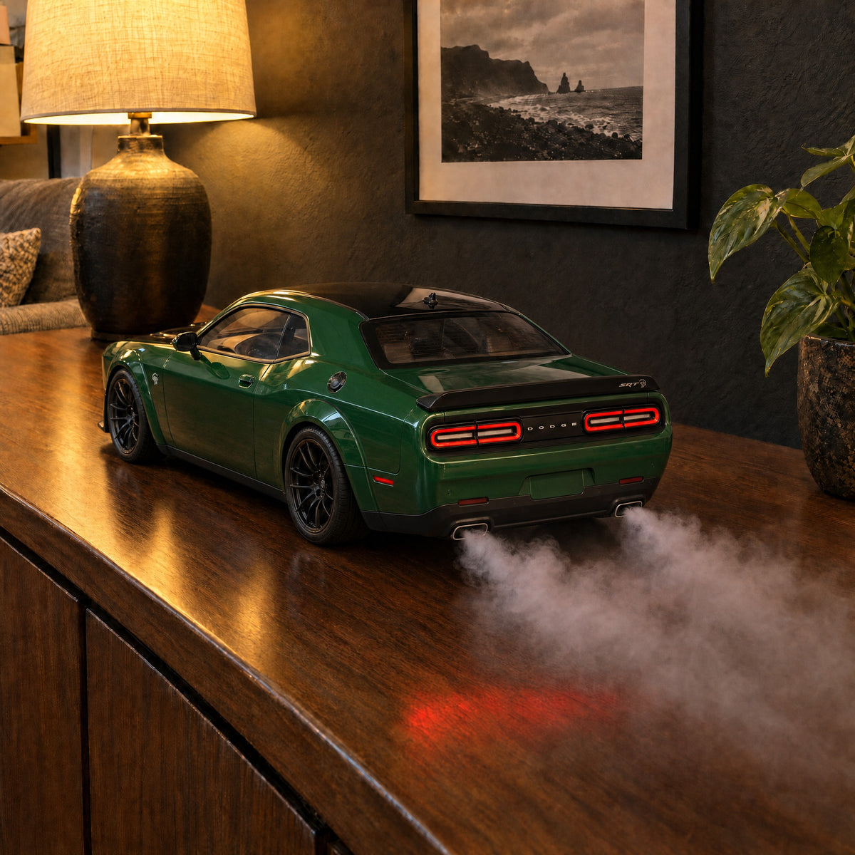 VaporDrive Car Mist Humidifier - Dodge Challenger / Green