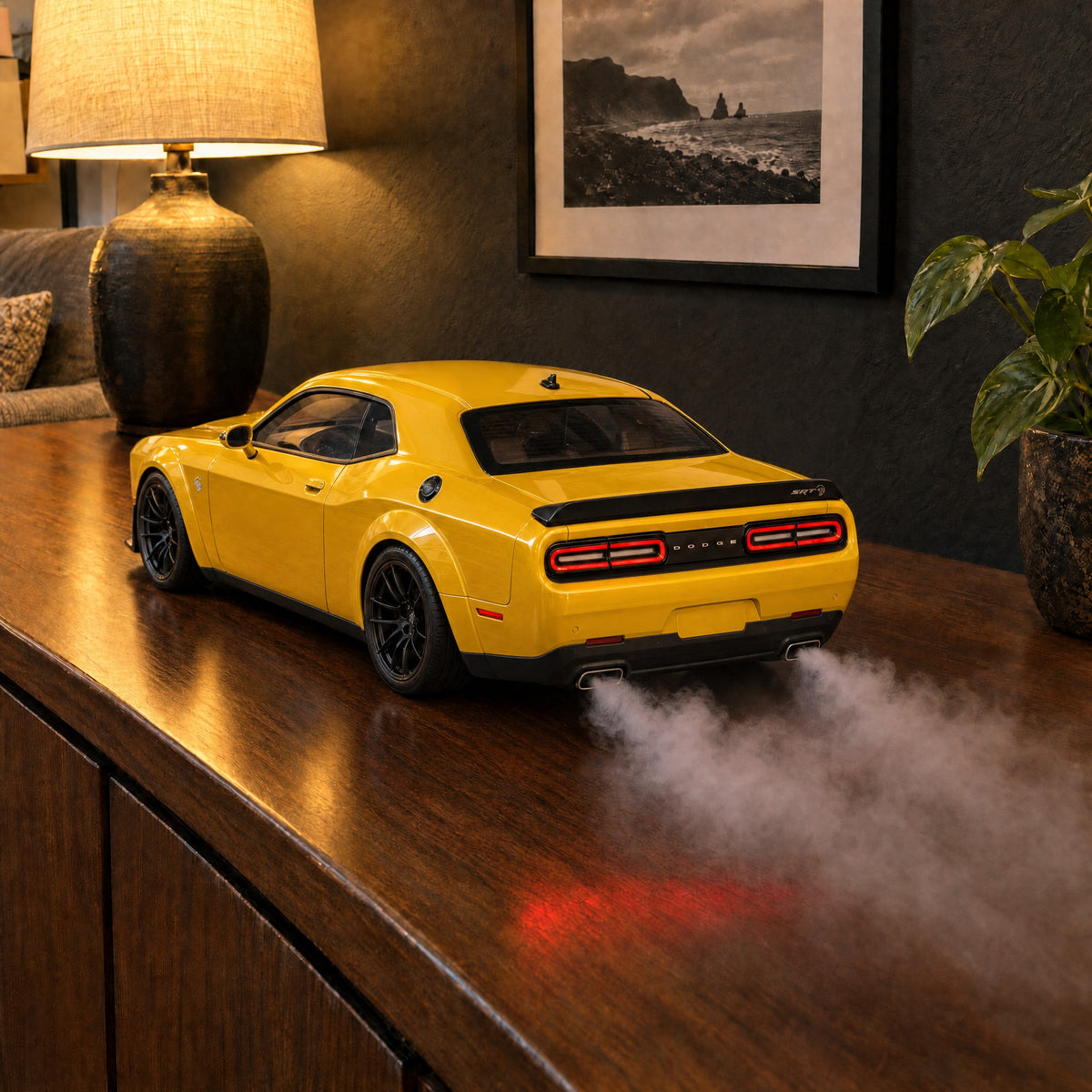 VaporDrive Car Mist Humidifier - Dodge Challenger / Yellow