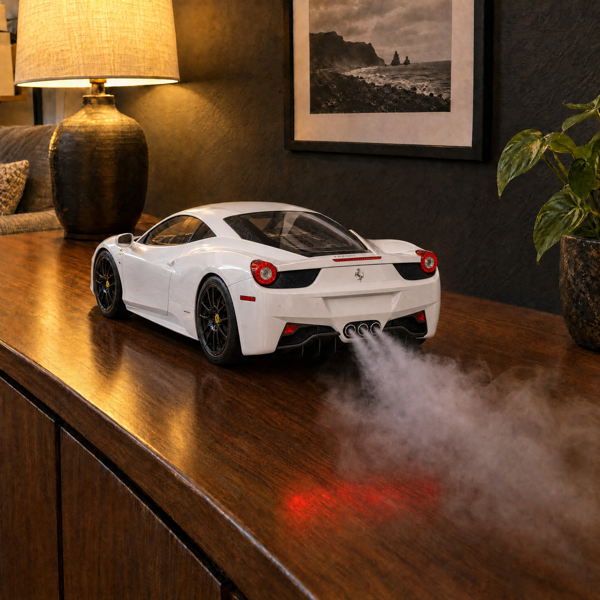 VaporDrive Car Mist Humidifier - Ferrari 458 Italia / White