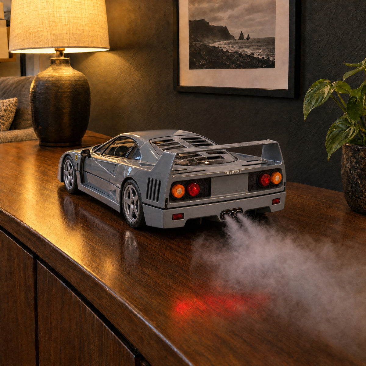 VaporDrive Car Mist Humidifier - Ferrari F40 / Gray