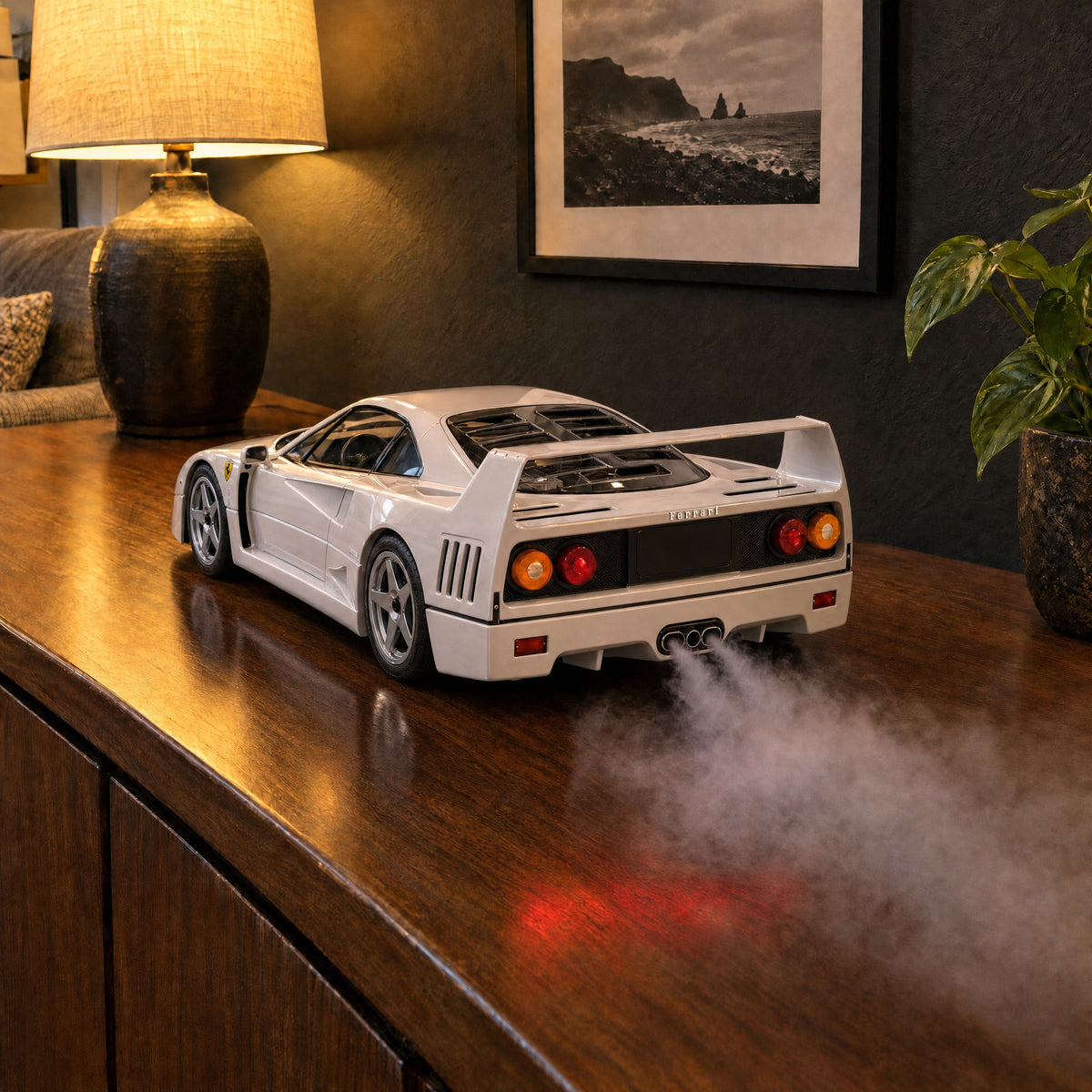 VaporDrive Car Mist Humidifier - Ferrari F40 / White