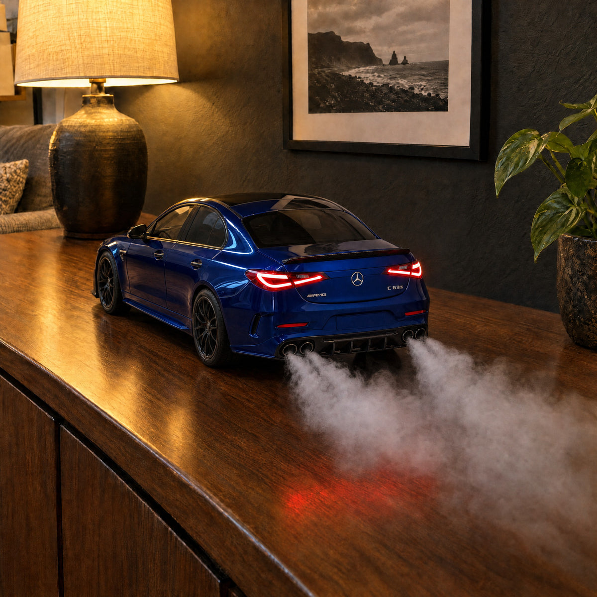 VaporDrive Car Mist Humidifier - Mercedes-AMG C63 S / Blue