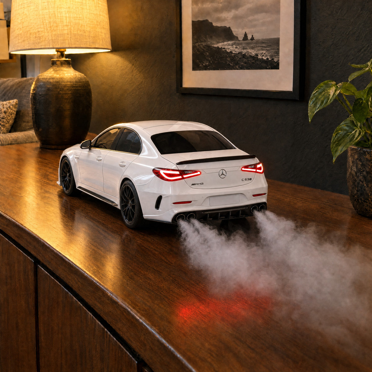 VaporDrive Car Mist Humidifier - Mercedes-AMG C63 S / White