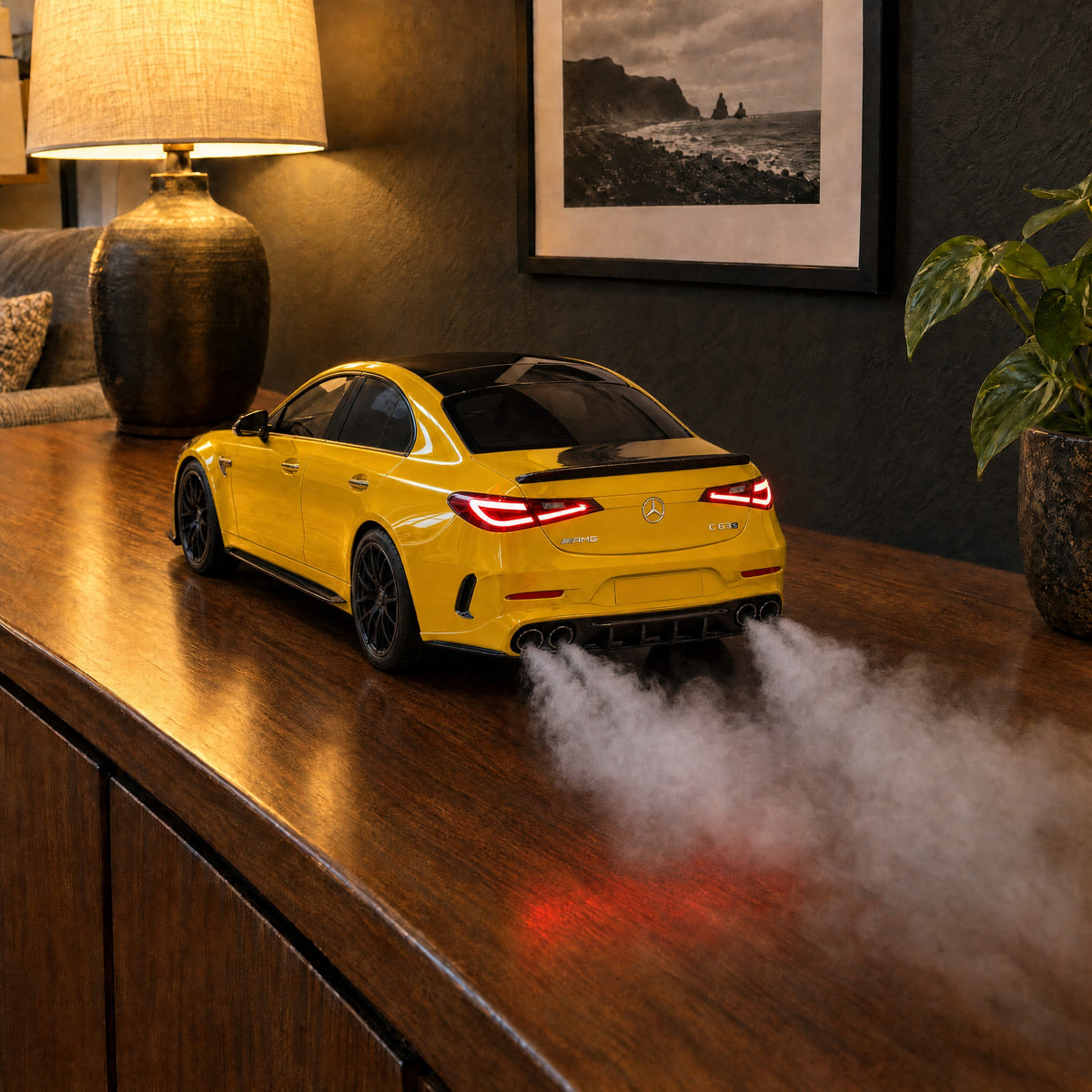 VaporDrive Car Mist Humidifier - Mercedes-AMG C63 S / Yellow