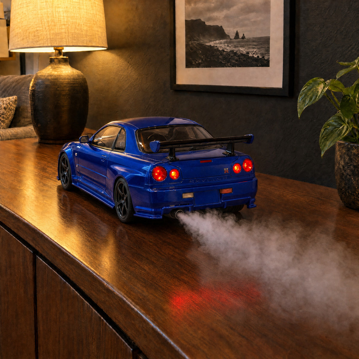 VaporDrive Car Mist Humidifier - Nissan GT-R R34 / Blue