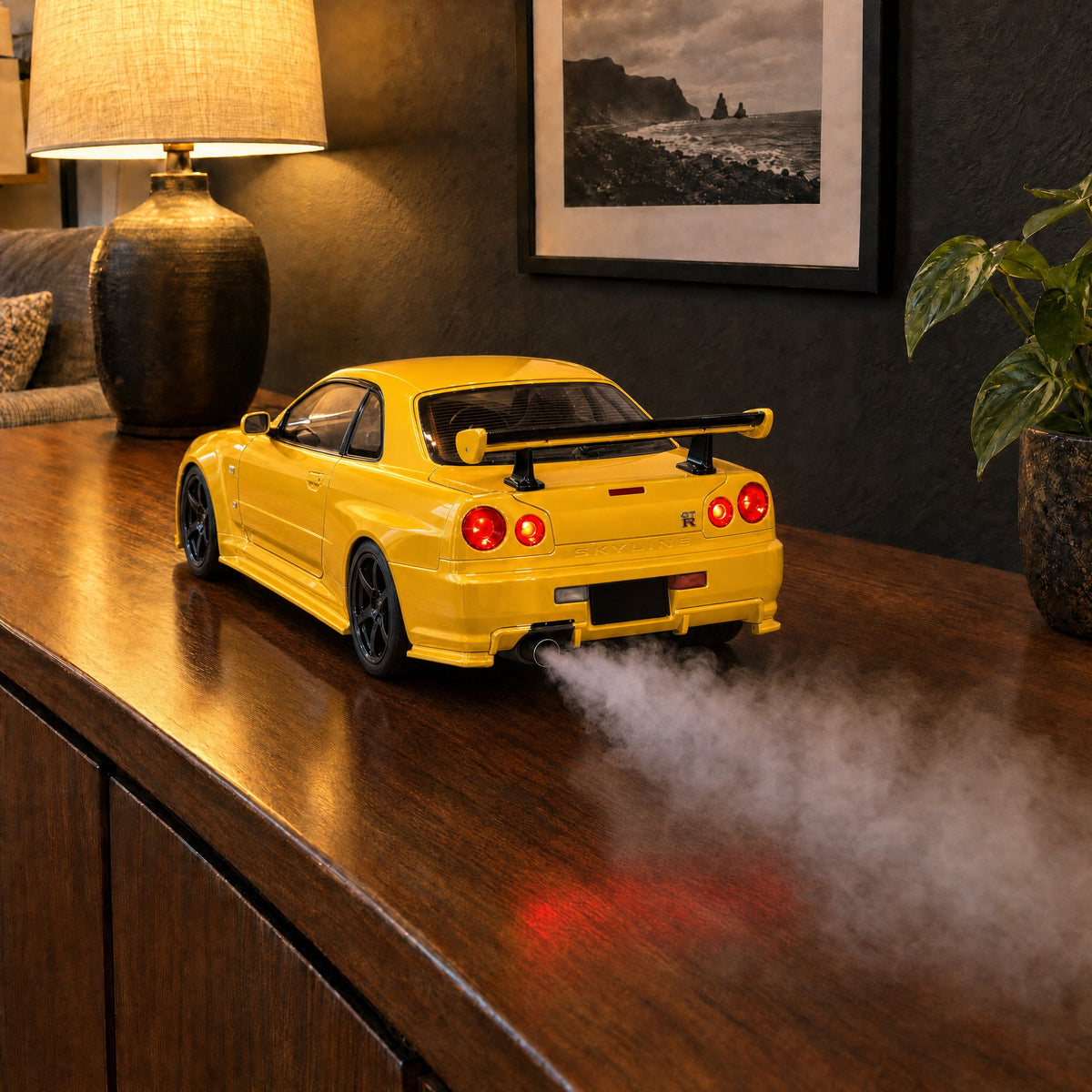 VaporDrive Car Mist Humidifier - Nissan GT-R R34 / Yellow