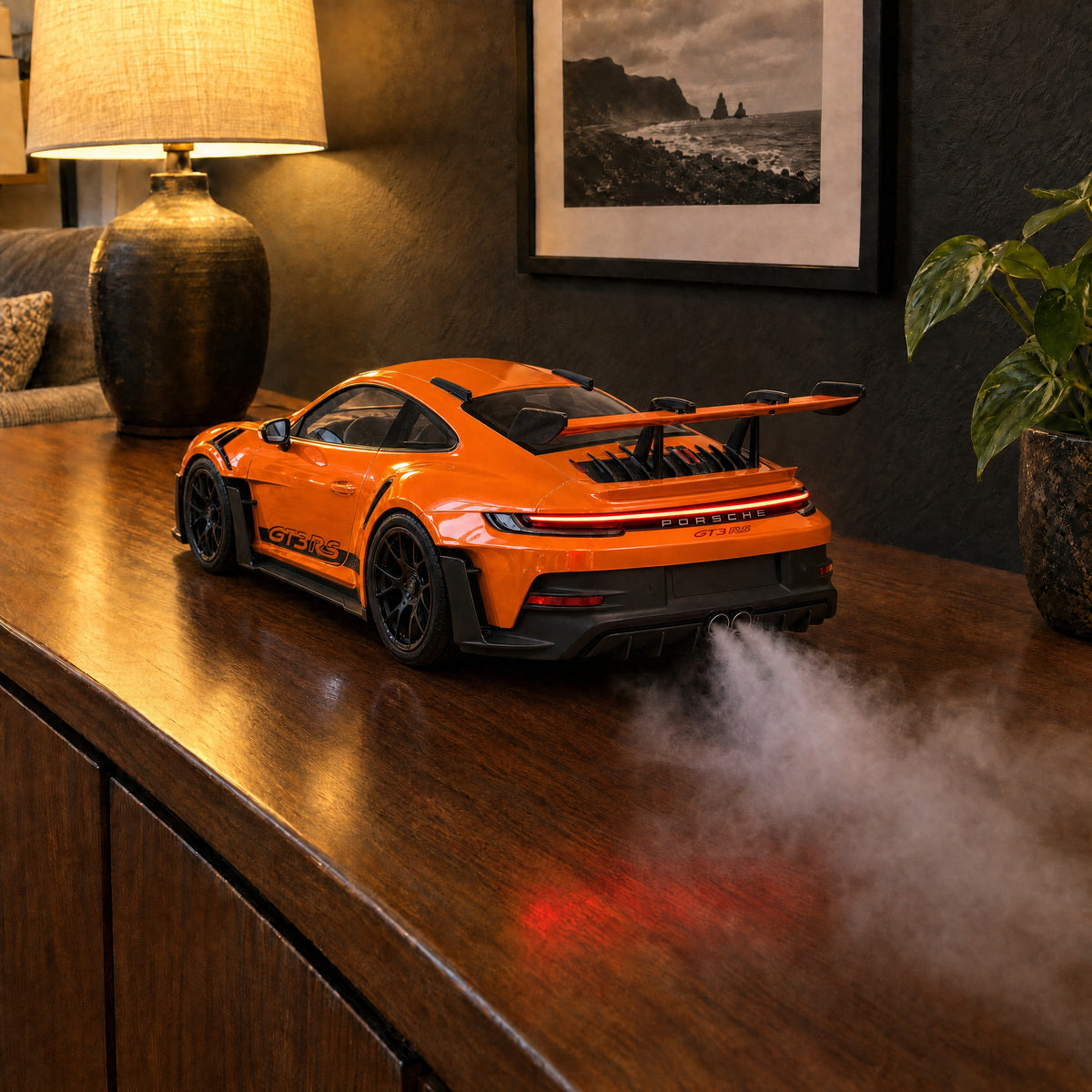 VaporDrive Car Mist Humidifier - Porsche 992 GT3RS / Orange